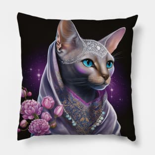 Sweet Abyssinian Cat Pillow