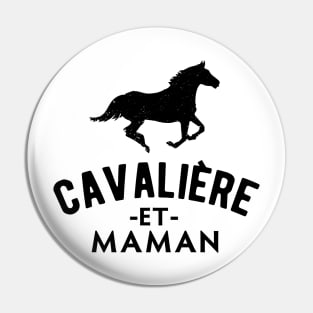 Maman cheval cavalière Pin