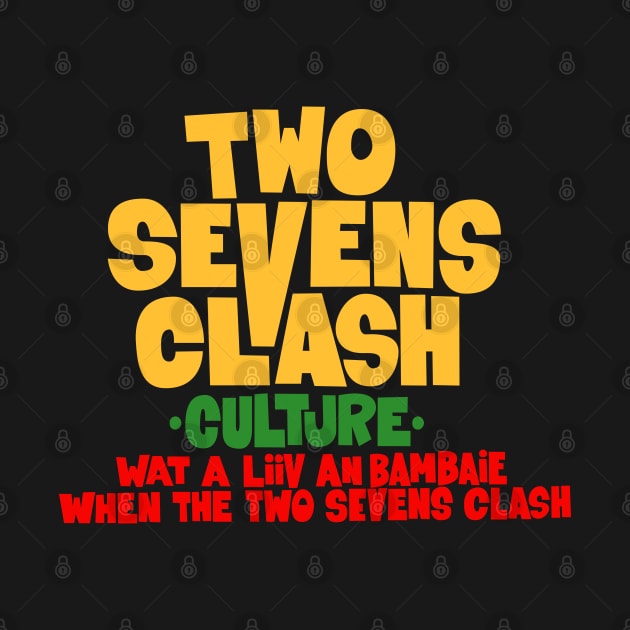 Culture - "Two Sevens Clash" Album - T-Shirt by Boogosh