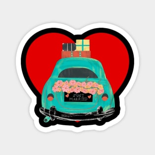 Just Married Magnet