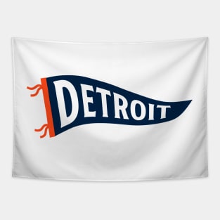 Detroit Pennant - White Tapestry