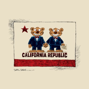 California Gay Flag T-Shirt