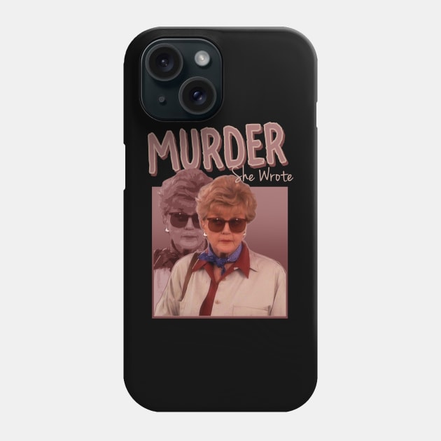 murder she Phone Case by nikalassjanovic