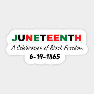 Juneteenth Celebrations 2020 Stickers Teepublic
