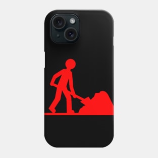Red worker Phone Case
