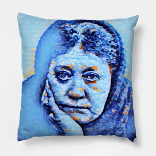 Helena Blavatsky Portrait | Helena Blavatsky Artwork | Helena Blavatsky Painting 14 Pillow