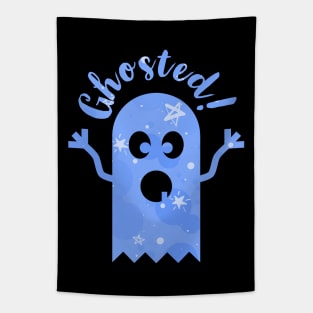Ghosted - Funny Halloween Design 3 Tapestry