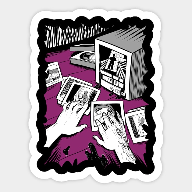 Found Footage Stickers for Sale