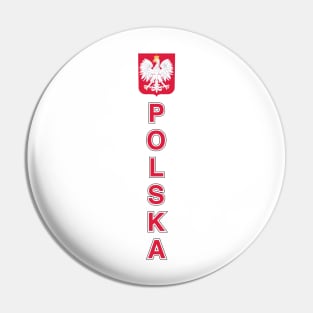 Poslska Poslish design with eagle Pin