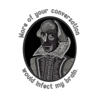 William Shakespeare Portrait and Quote T-Shirt