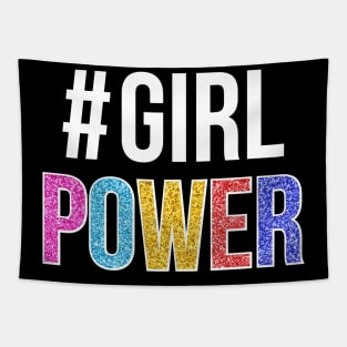 Girl Power Positive Inspiration Sparkle Girly Quote Tapestry