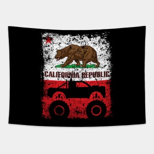 Monster Truck 4X4 California Tapestry