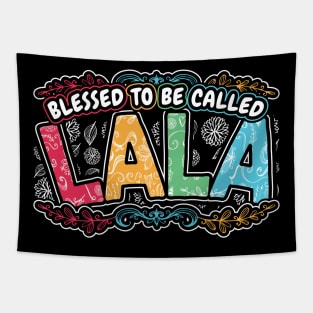 Blessed to be Called Lala Floral Gifts Tapestry