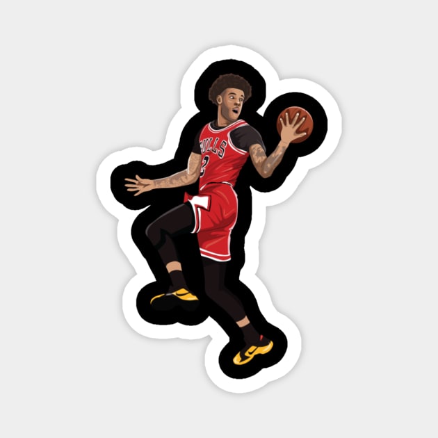 Lonzo Ball Magnet by IveyEricssonArt