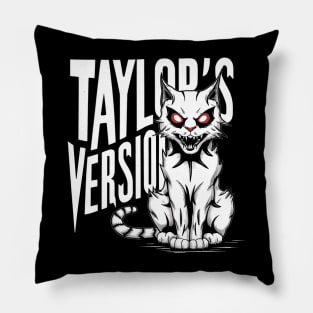 death metal taylors cat version Pillow