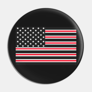 Thin White Line, Emergency Rescue EMS and EMT Gifts Pin