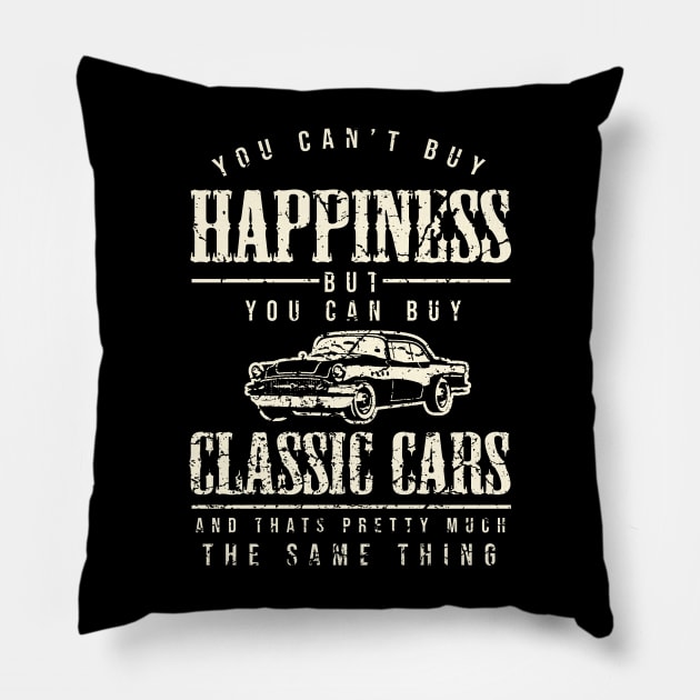 Classic Cars Pillow by Mila46