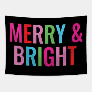 Merry and Bright  Christmas Tapestry