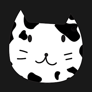 Cow Cat Smliey So Cute T-Shirt