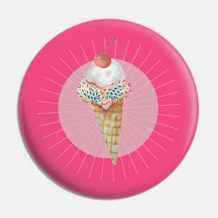 Yummy Ice Cream Pin