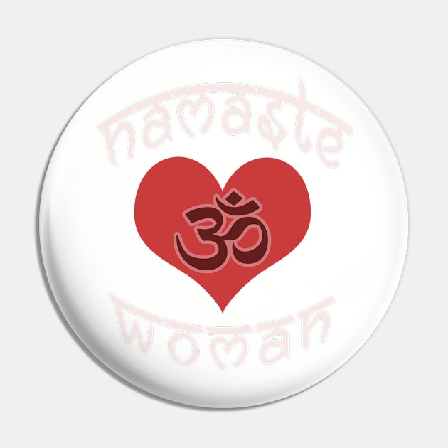 Namaste Woman Pin by WeBuyApparel