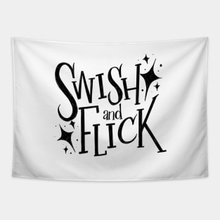 Swish and Flick Starry, Magical Quote Tapestry