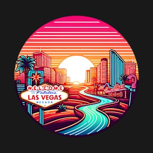 Sunset over Las Vegas T-Shirt