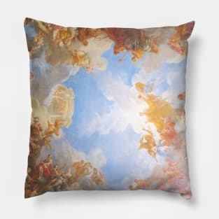 Ceiling painting of Palace Versailles near Paris, France Pillow