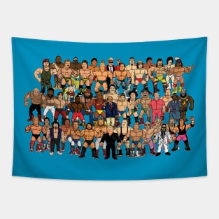 85-86 wrestling roster Tapestry