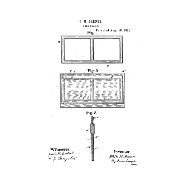 Dash board Vintage Patent by TheYoungDesigns