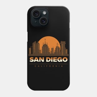 San Diego California Cityscape Phone Case