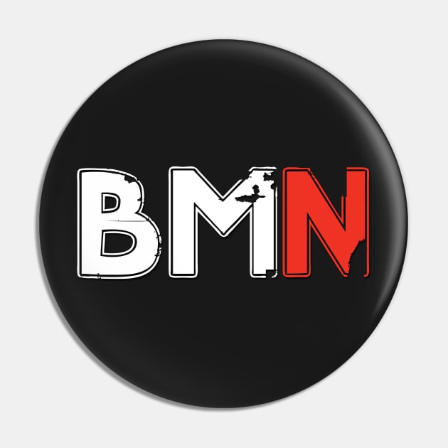 BMN Abbreviated Logo Pin by badmovienightshow