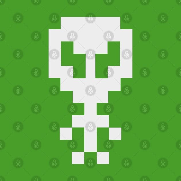 Pixel Space Alien by SpaceAlienTees