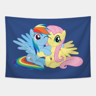 Fluttershy and Rainbow Dash - Flutterdash Tapestry