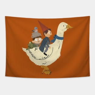 Gooseback Ride - Over the Garden Wall Tapestry