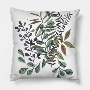 Minty Flora Pillow