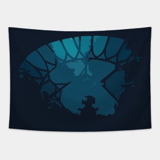Abstract Underwater Window Tapestry
