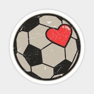 Vintage Soccer Ball Lover Magnet