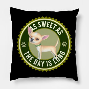 funny cute fur baby Chihuahua Dog sweet chi  dog Pillow