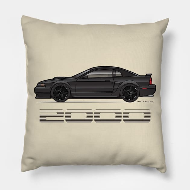 Black 2000 Pillow by JRCustoms44