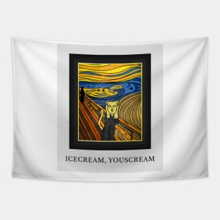 Cat Design- The Scream- Munch Tapestry