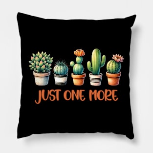 Just One More plant Pillow