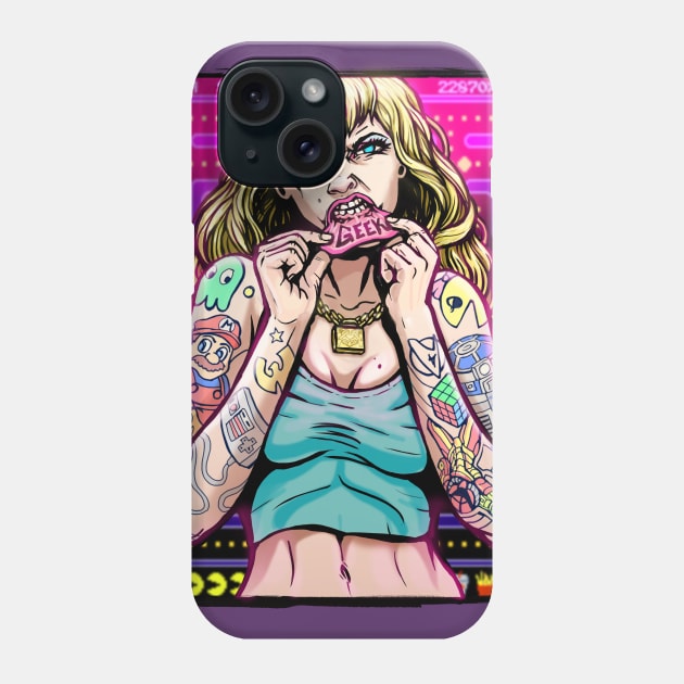 Geek Girl Phone Case by Licensetoink