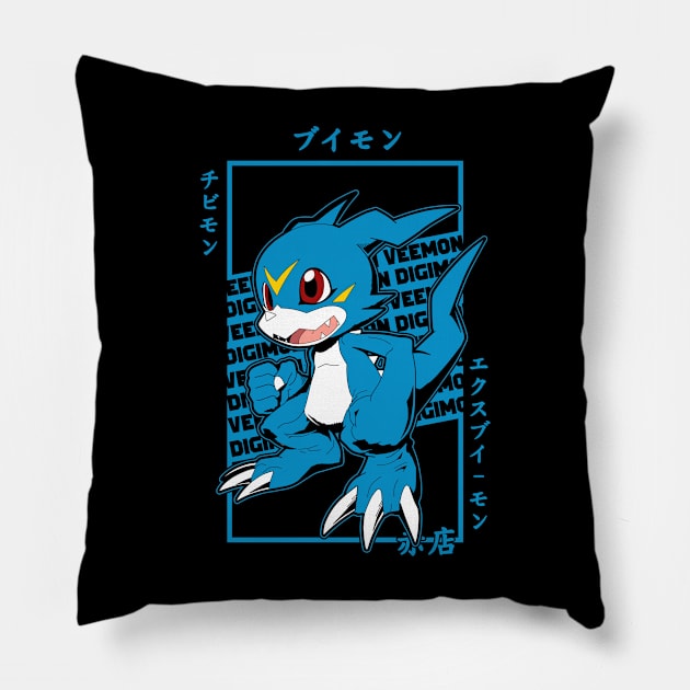 Veemon Pillow by red store