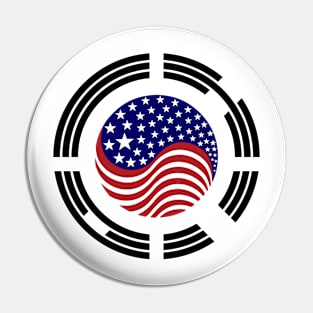 Korean American Multinational Patriot Flag Series Pin