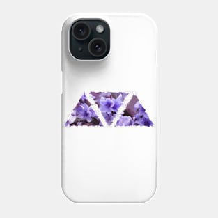 Triangles of flowers Phone Case