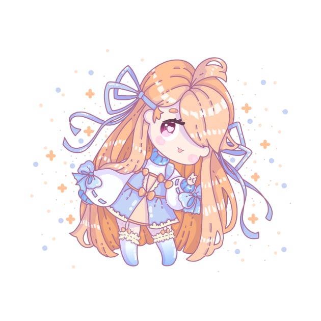 Adorable Chibi Girl by HananehDraws