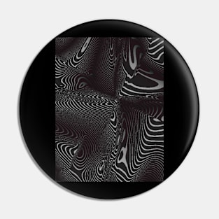 Geometric Futures #4 - Repeat Pattern Modular Synth Glitch Art Pin