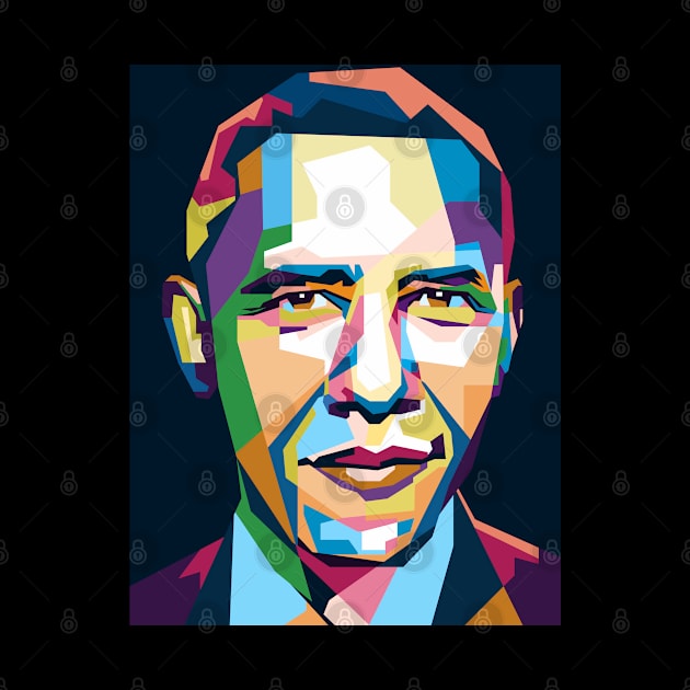 abstract Obama in WPAP by smd90