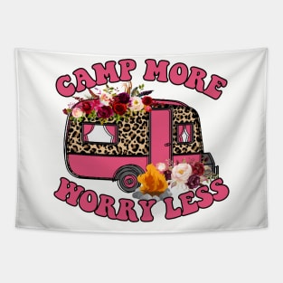 Camp More Worry Less Tapestry